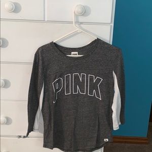 Pink quartersleeve tee
